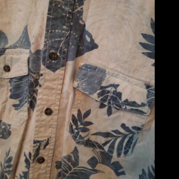 Basic Editions mens Button Front Shirt Small - Picture 2 of 4